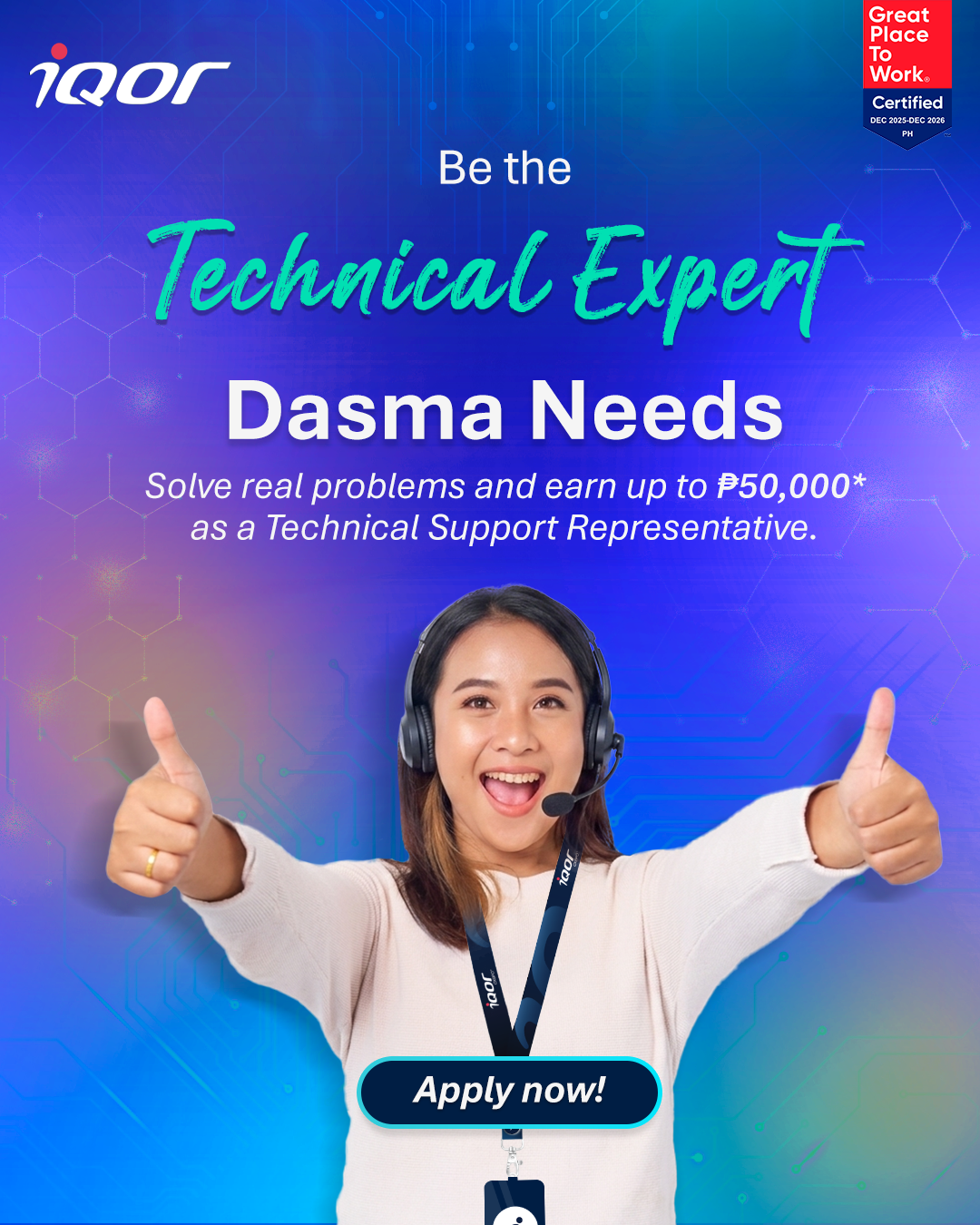 iQor Philippines Facebook ad