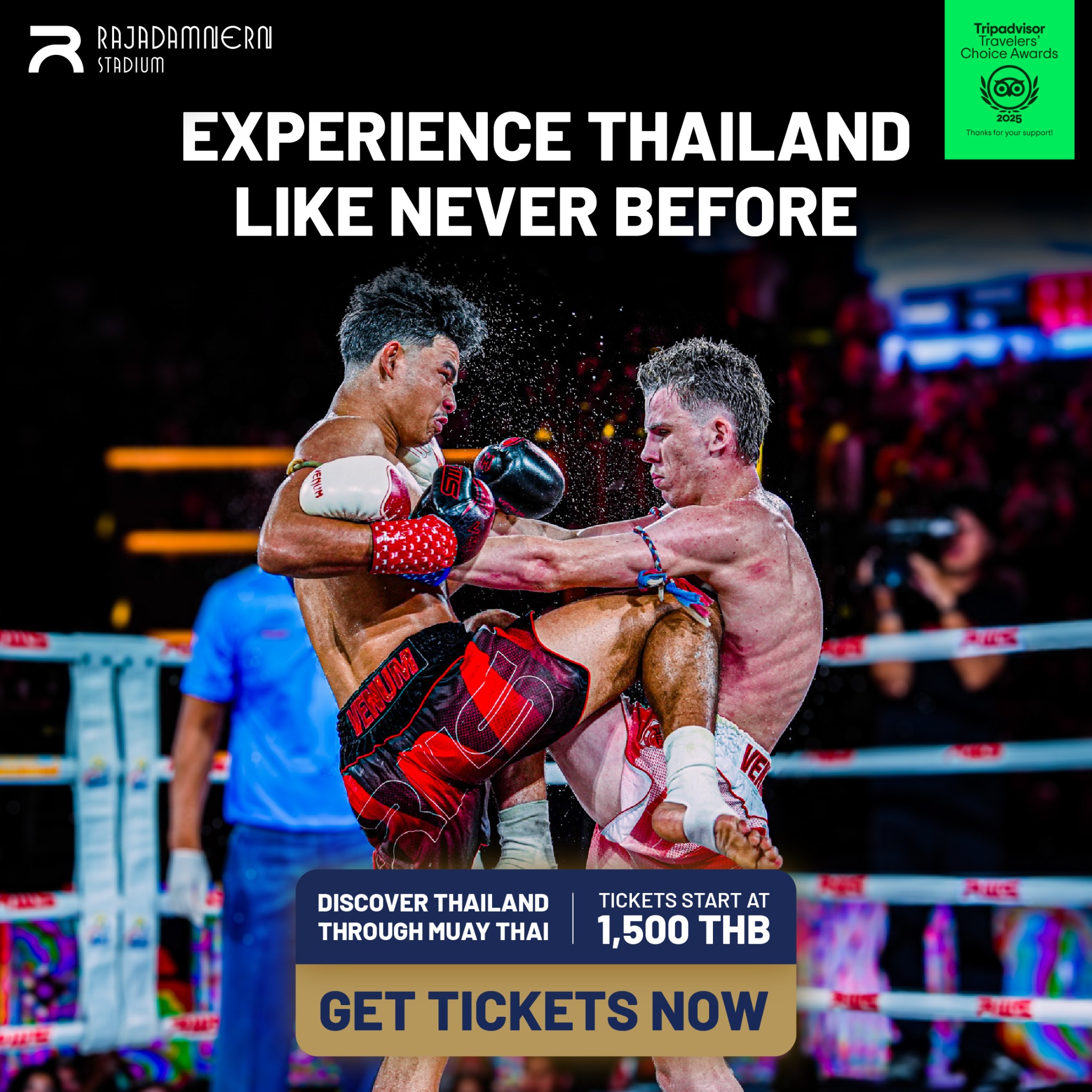Rajadamnern Stadium เวทีราชดำเนิน Facebook ad