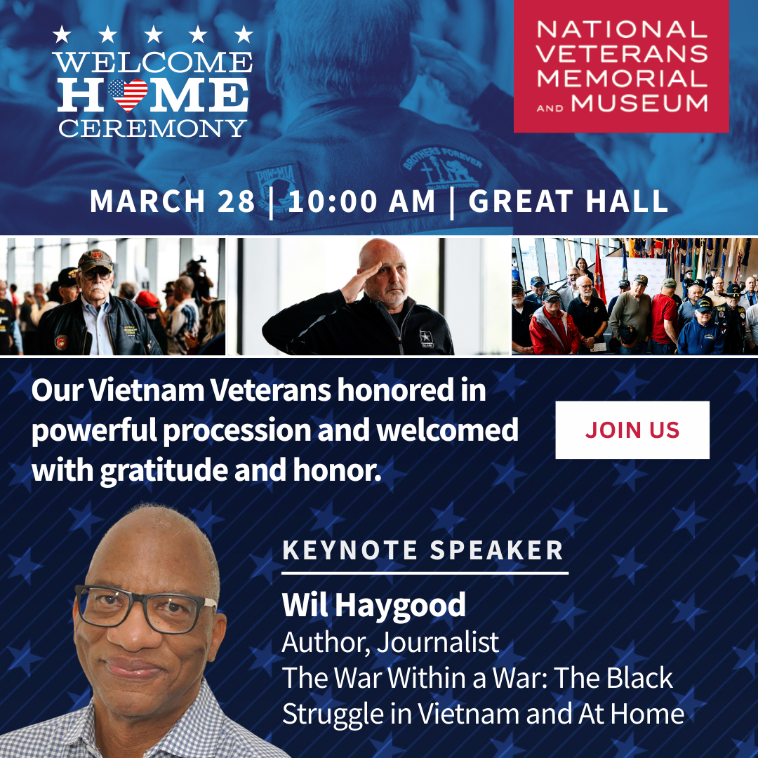 National Veterans Memorial and Museum Facebook ad: Vietnam War Veterans Day Welcome Home Ceremony