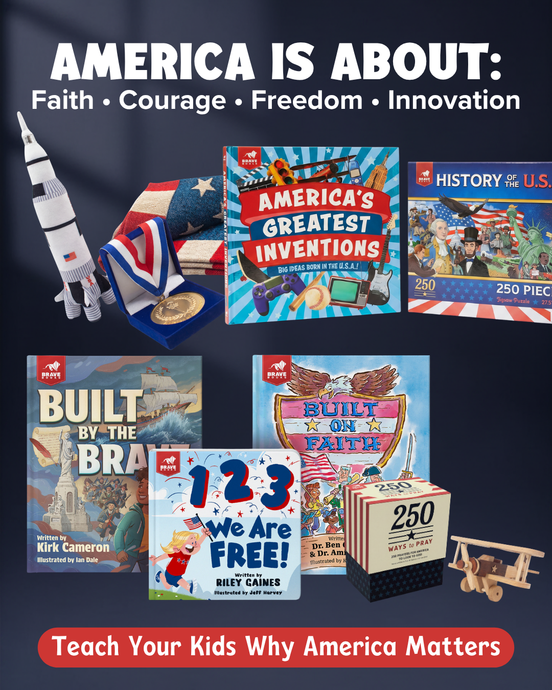 BRAVE Books Facebook ad