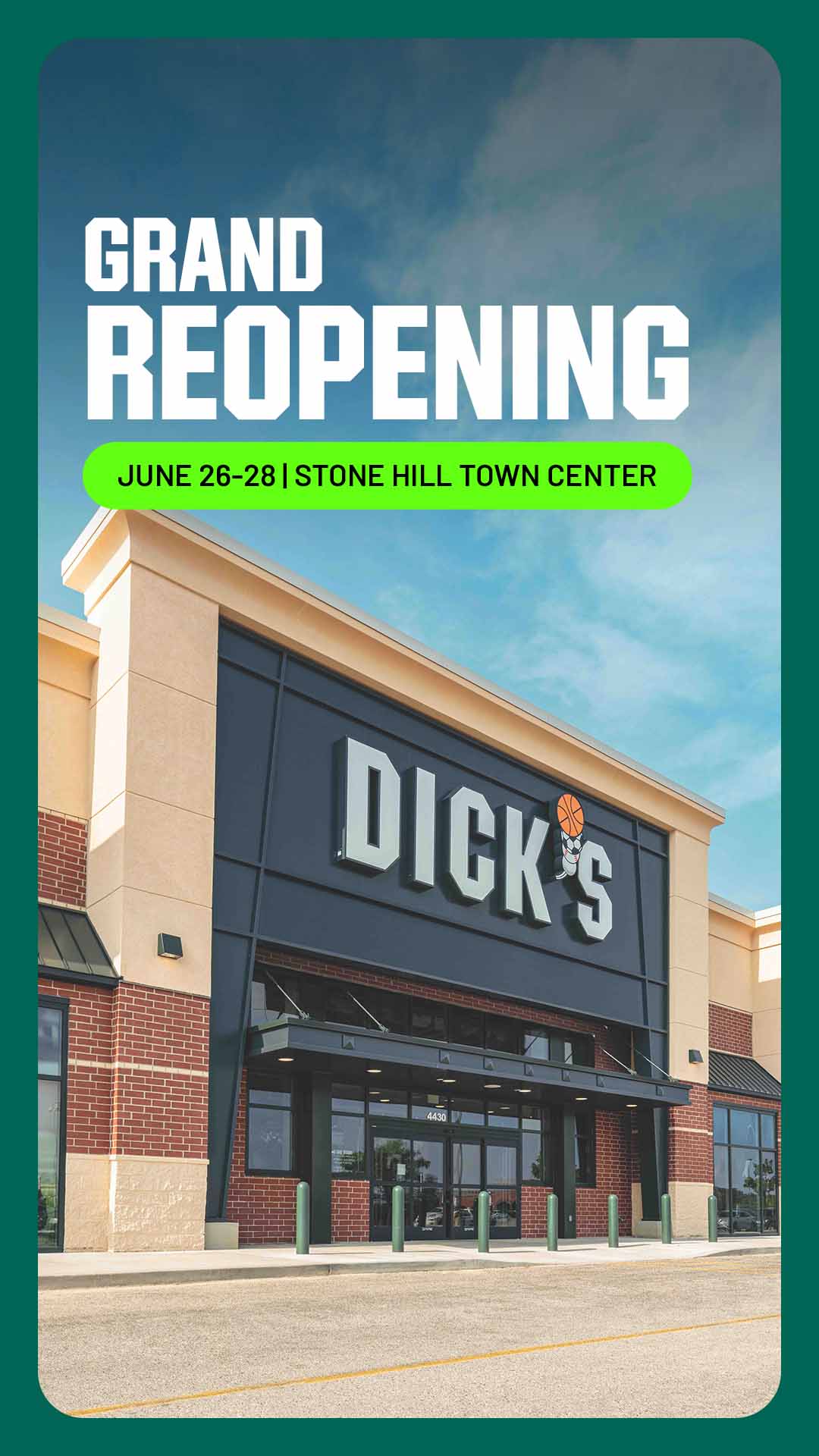DICK'S Sporting Goods Facebook ad from Jun 8, 2026