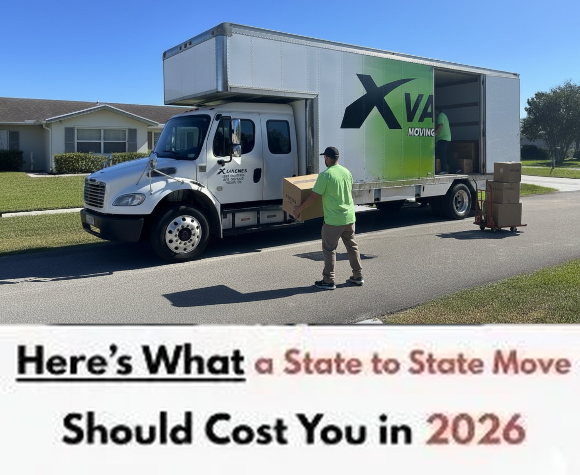 X VAN LINES LLC Facebook ad