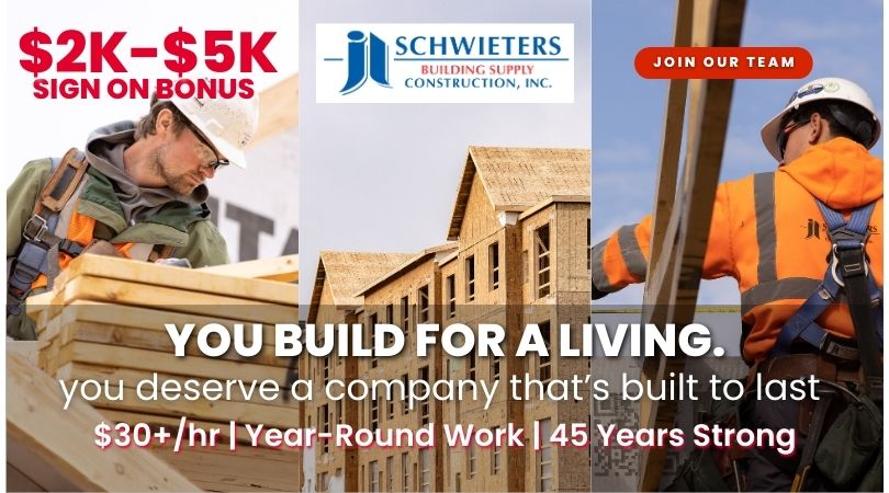 JL Schwieters Building Supply & Construction Inc. Facebook ad