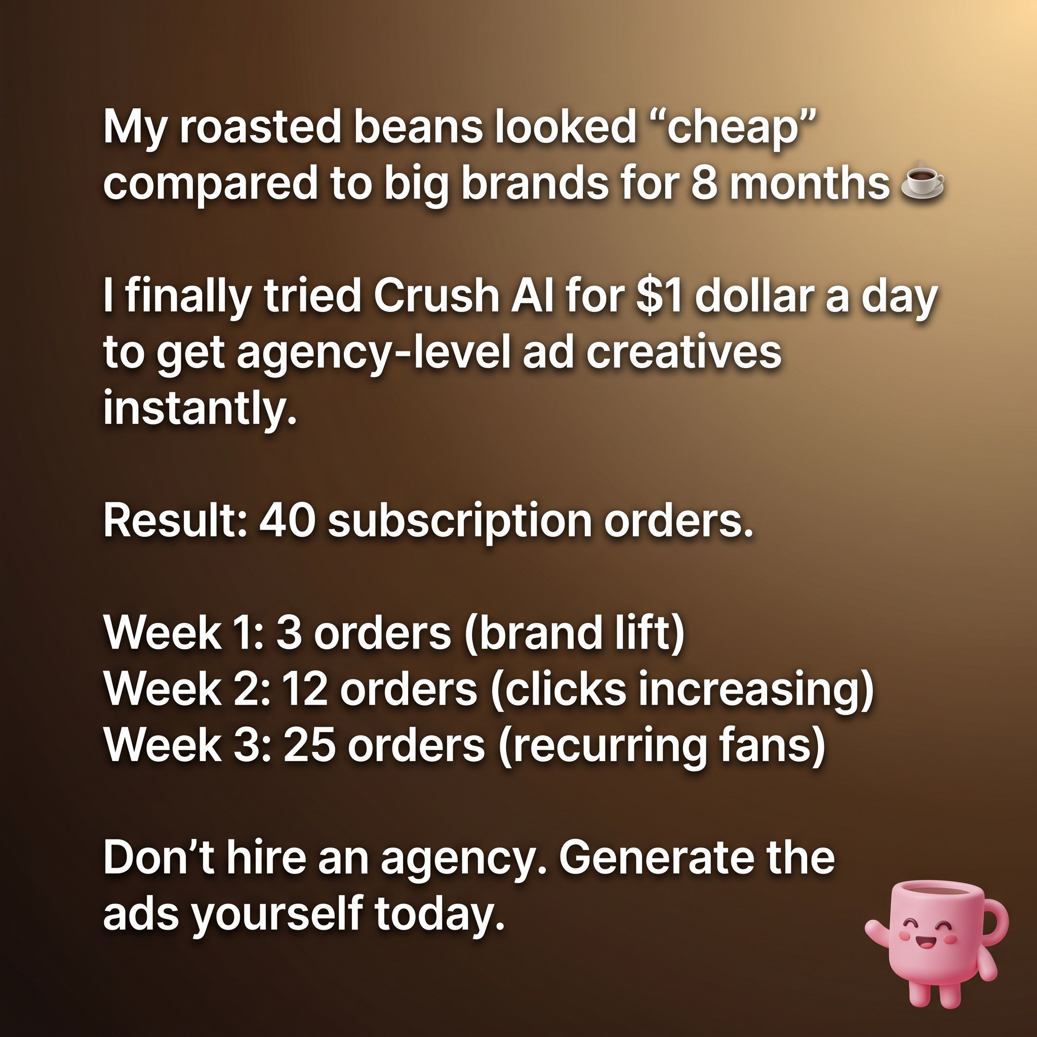 trycrush.ai Facebook ad