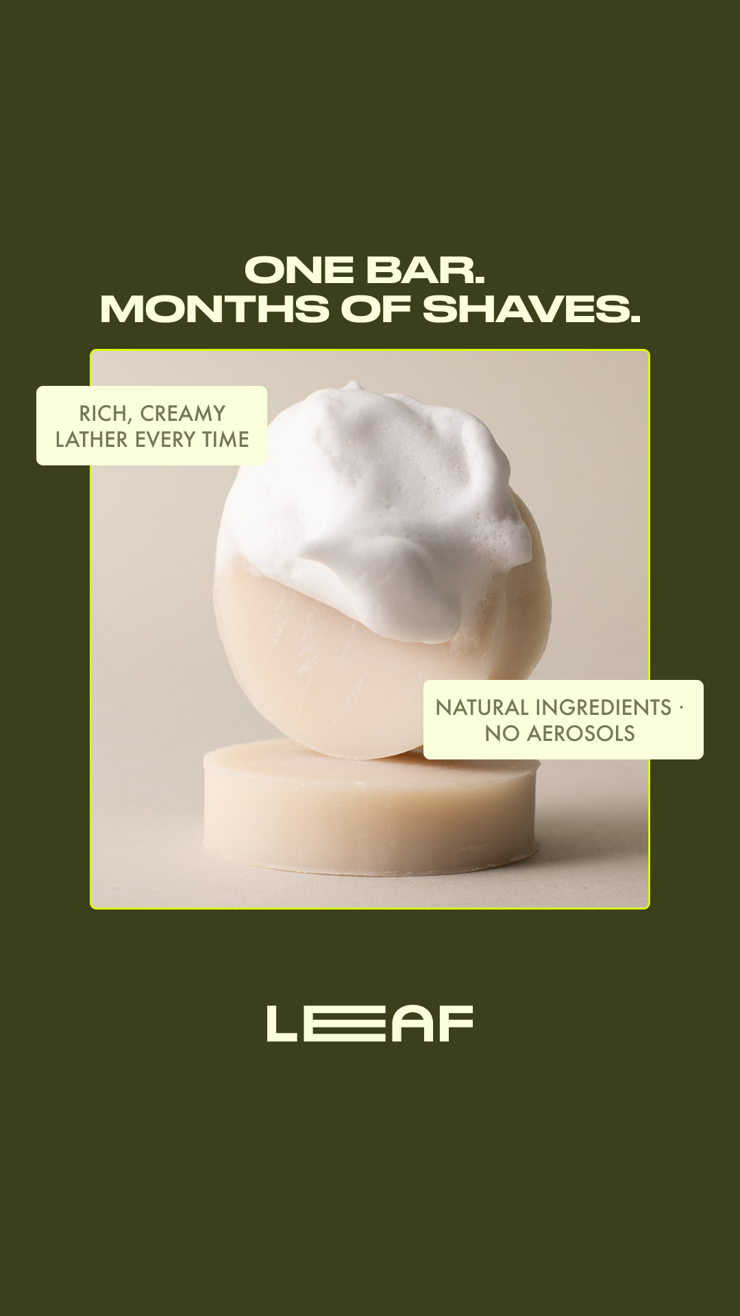 Leaf Shave Facebook ad