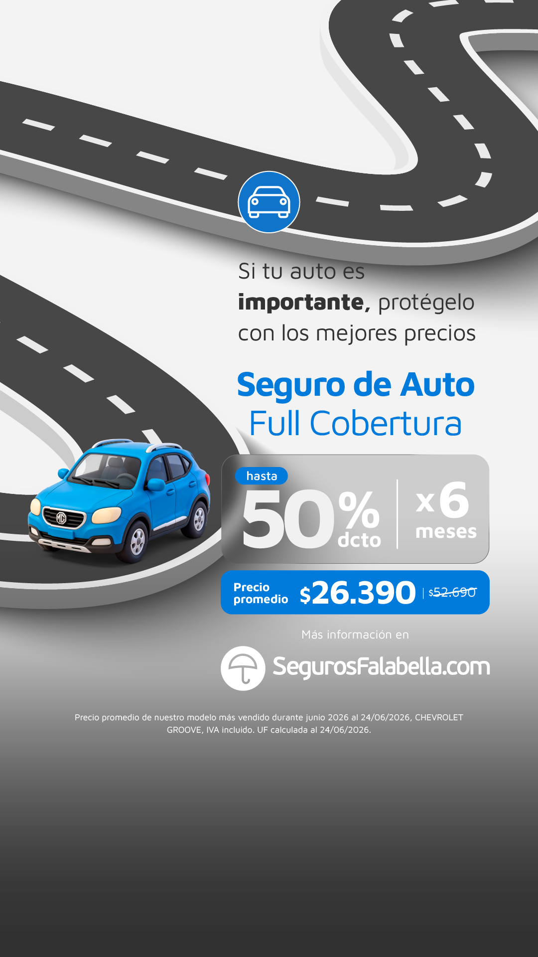 Seguros Falabella Chile Facebook ad