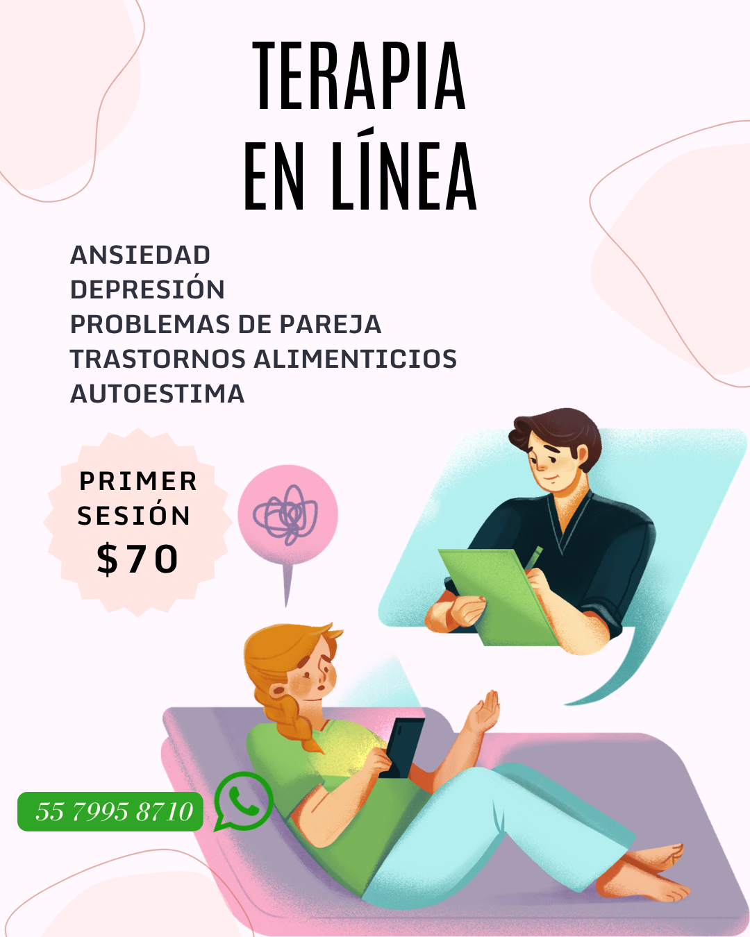 Psico Paula V Facebook ad: Agenda tu primer sesión