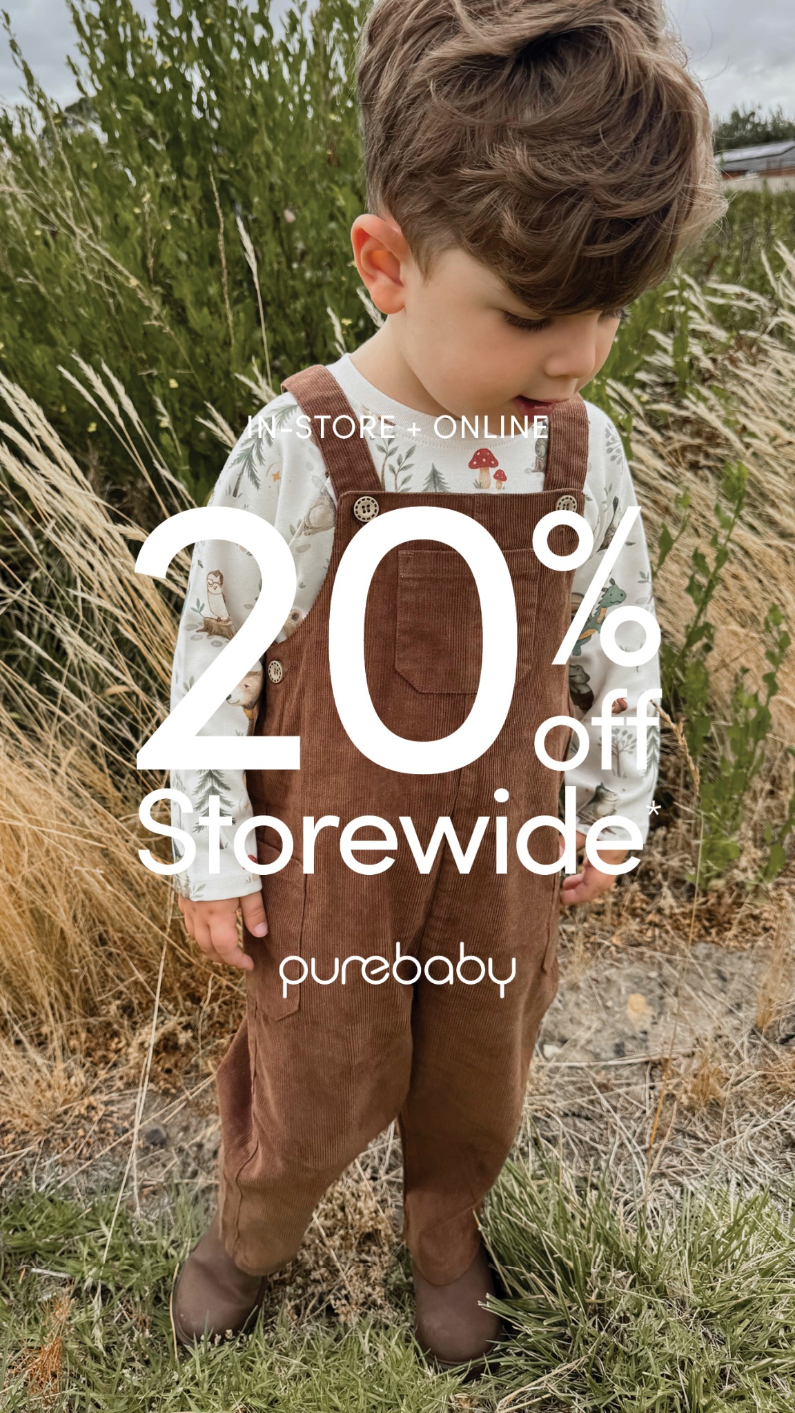 Purebaby Facebook ad