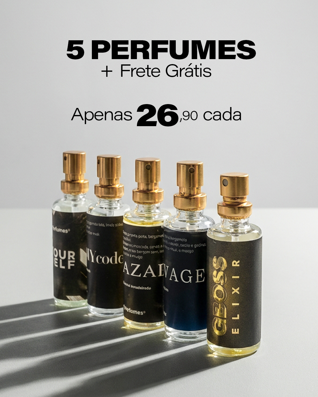 Gperfumes Facebook ad: Sua presença deve ser lembrada, não apenas notada.