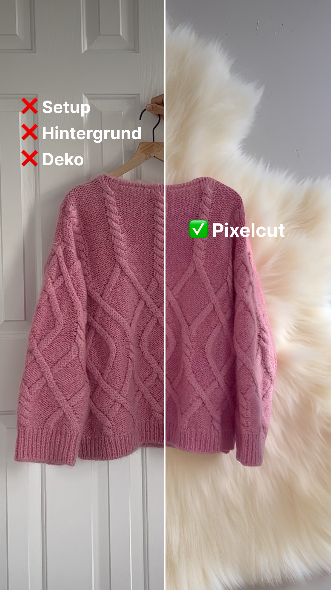 Pixelcut Facebook ad from Nov 24, 2025