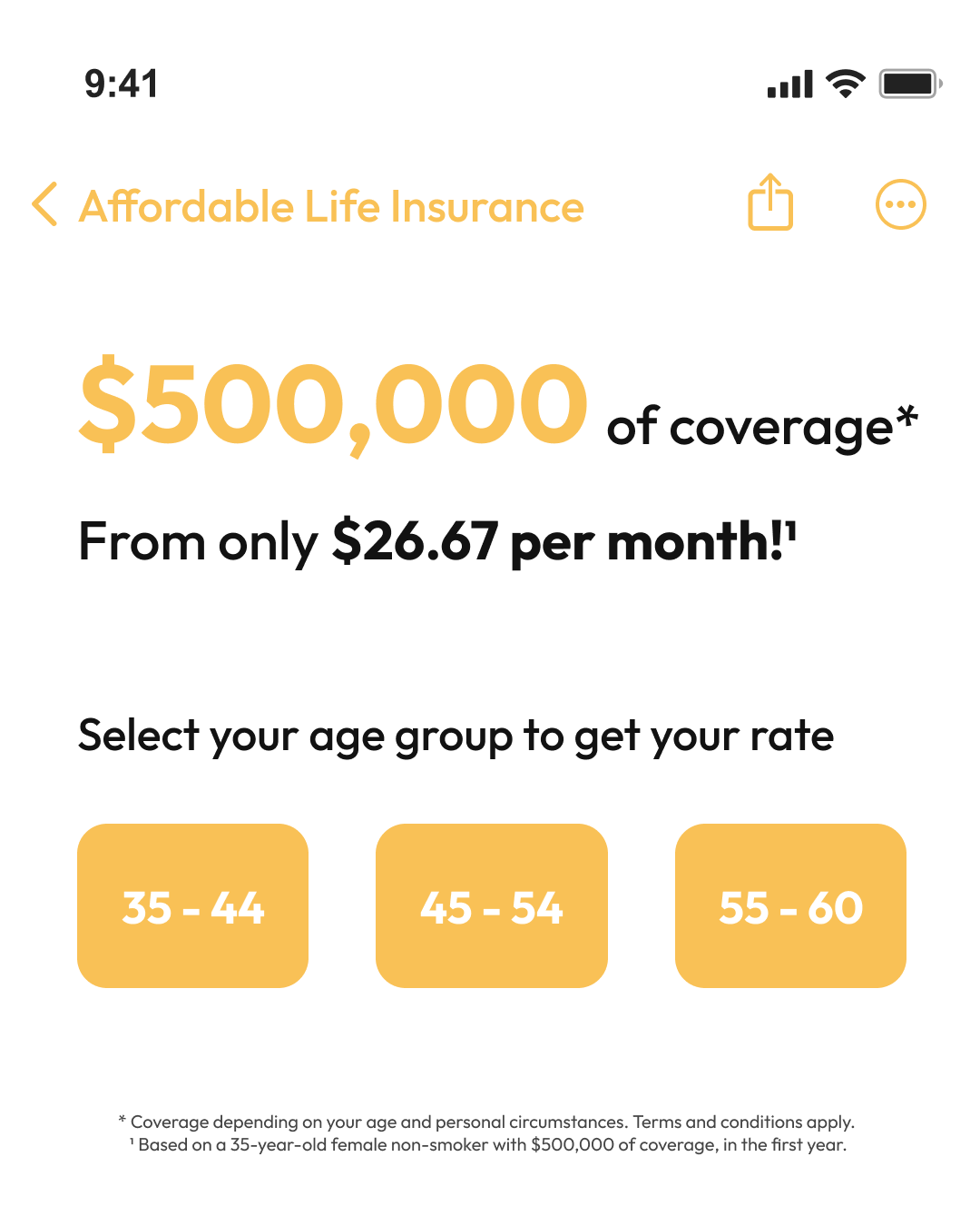 Cover Direct Canada Facebook ad: Affordable Coverage For Canadians