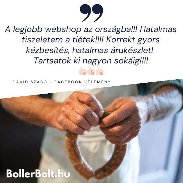BöllérBolt - www.bollerbolt.hu - böllér kellékek és hentes szerszámok Facebook ad: Böllérbolt webáruház