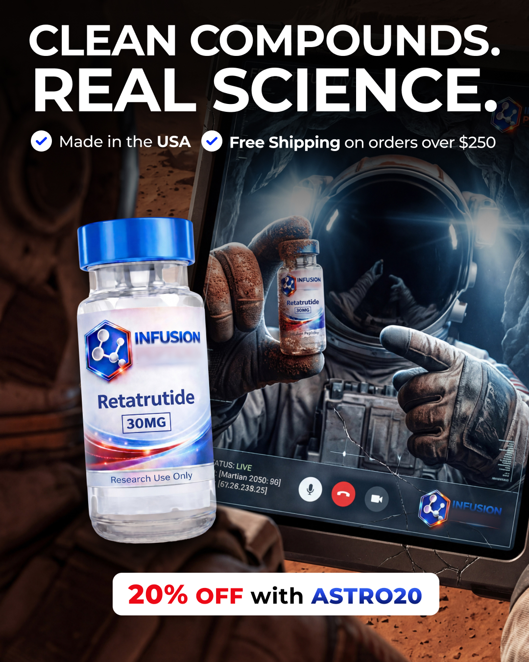 Infusion Pept Facebook ad