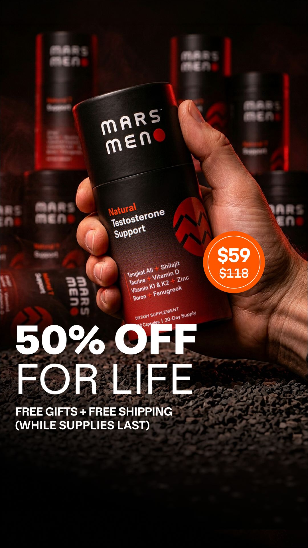 Mars Men Facebook ad
