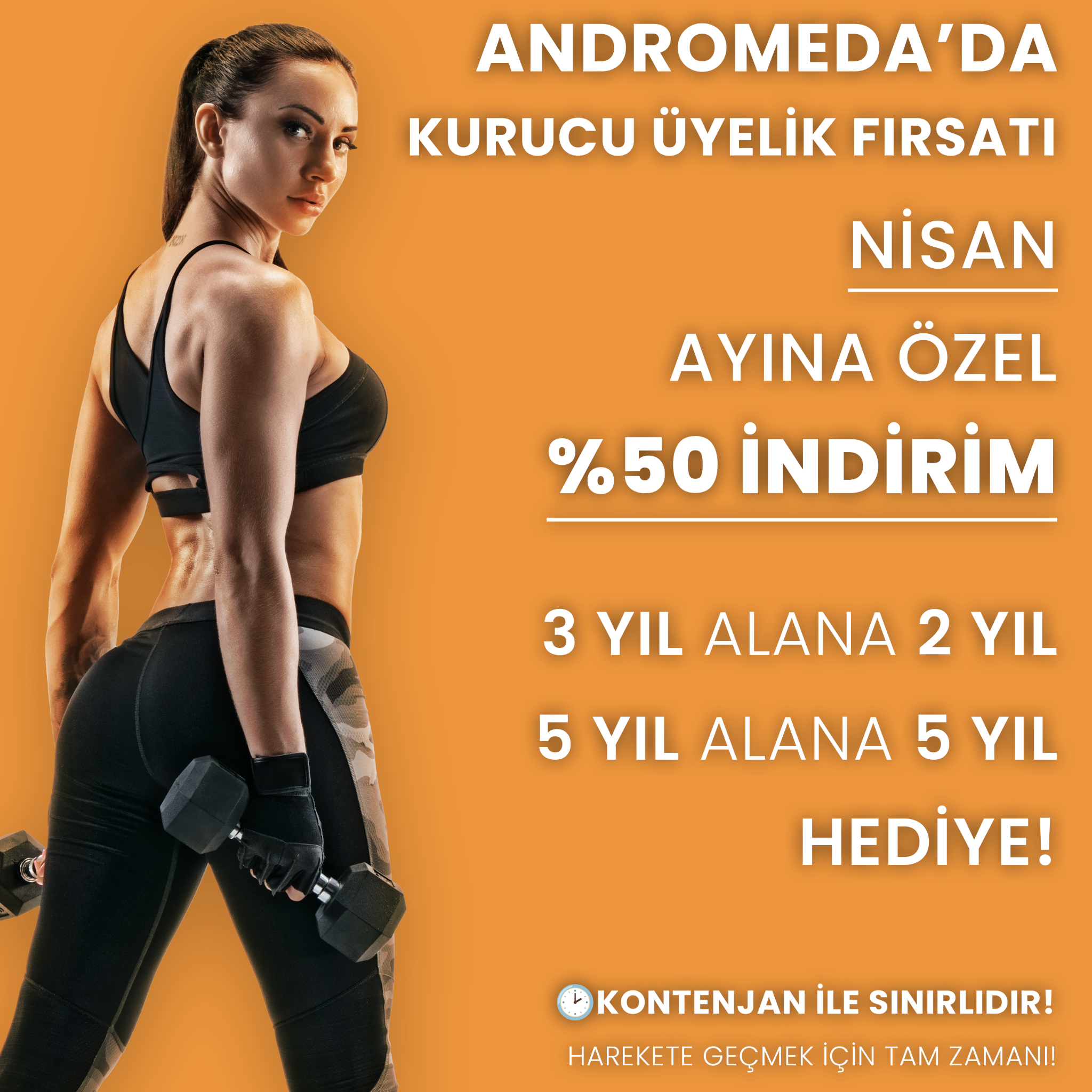 The Gym Fitness & Spa Facebook ad: Son Gün 30 Nisan