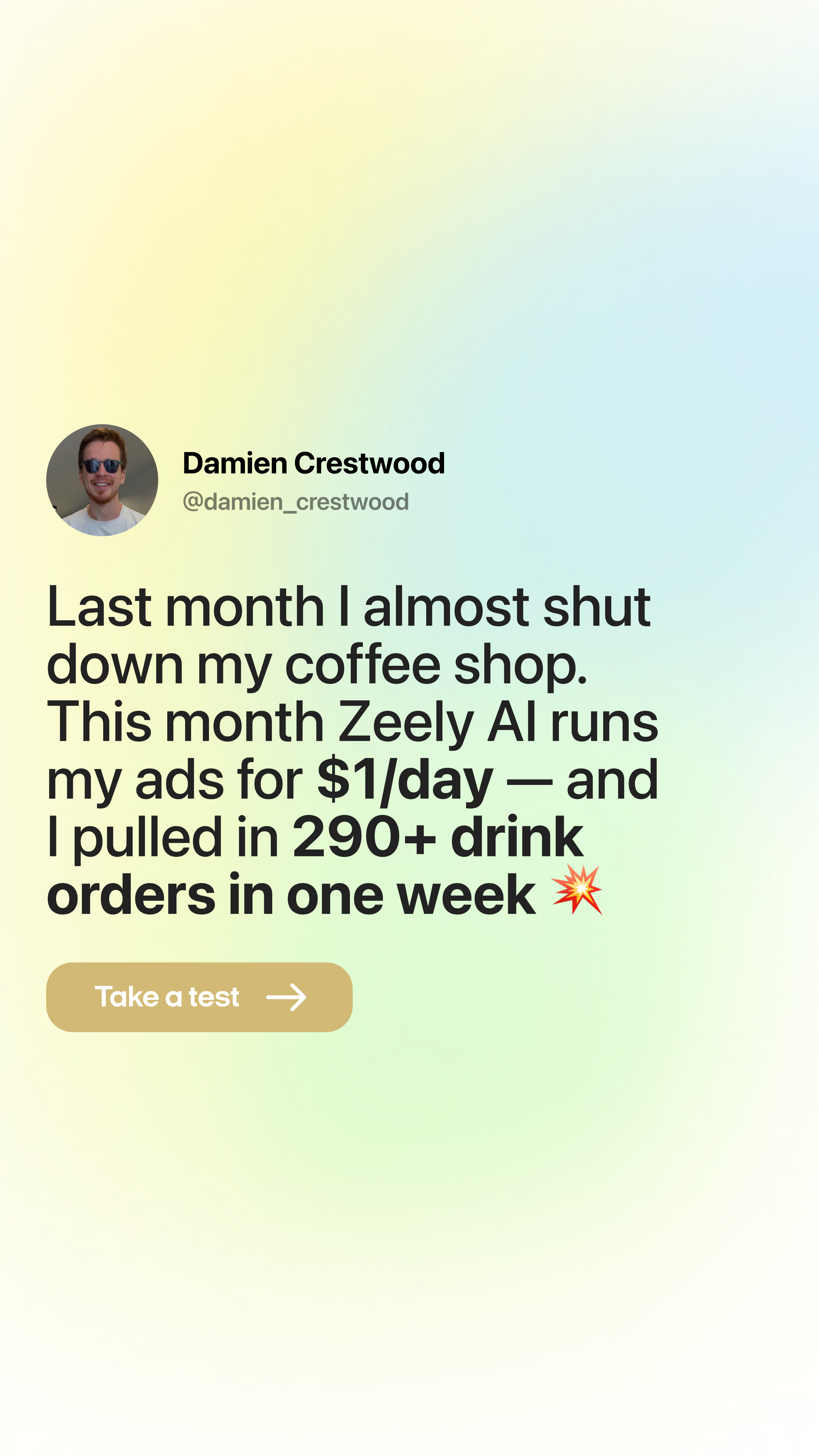 Zeely Facebook ad