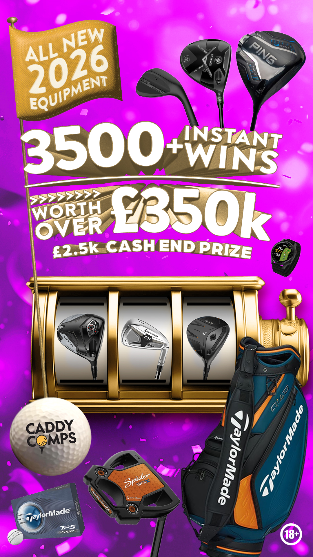 Caddy Comps Facebook ad