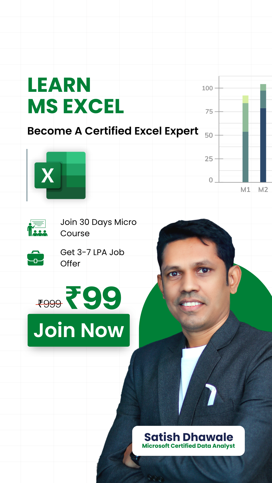 SkillCourse By Satish Dhawale Facebook ad