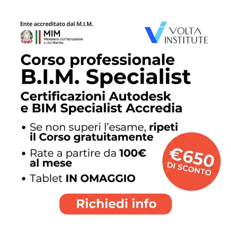 Volta Institute - Formazione Professionale Facebook ad: Scopri il Corso per BIM Specialist