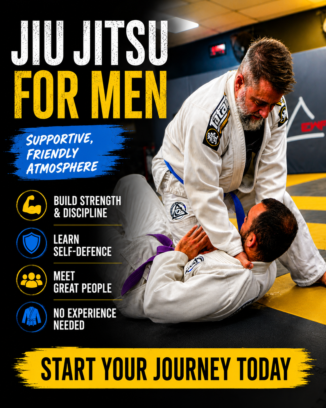 EWF Jiu Jitsu Market Harborough Facebook ad: Try Jiu Jitsu in Market Harborough