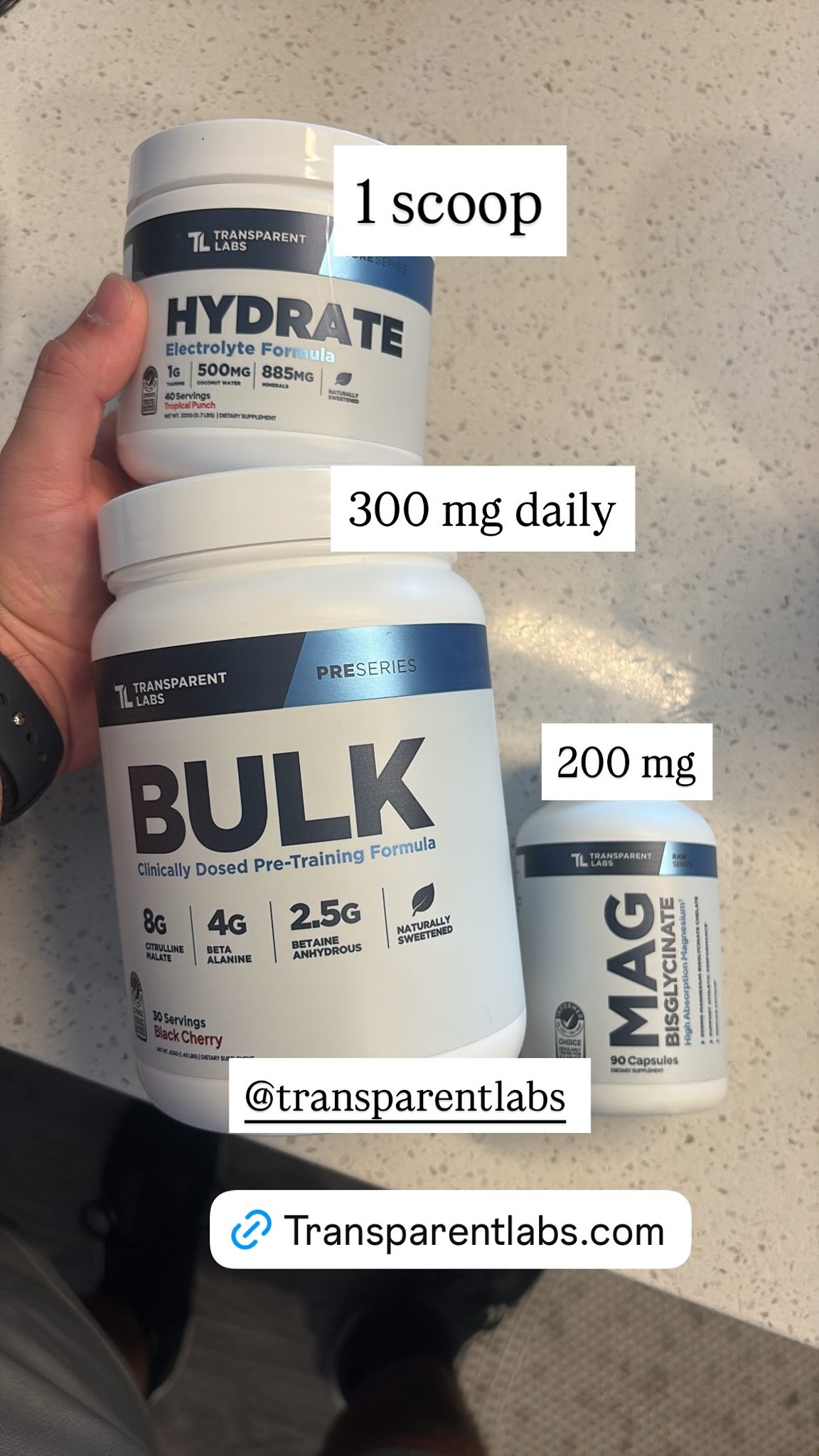 Transparent Labs Facebook ad
