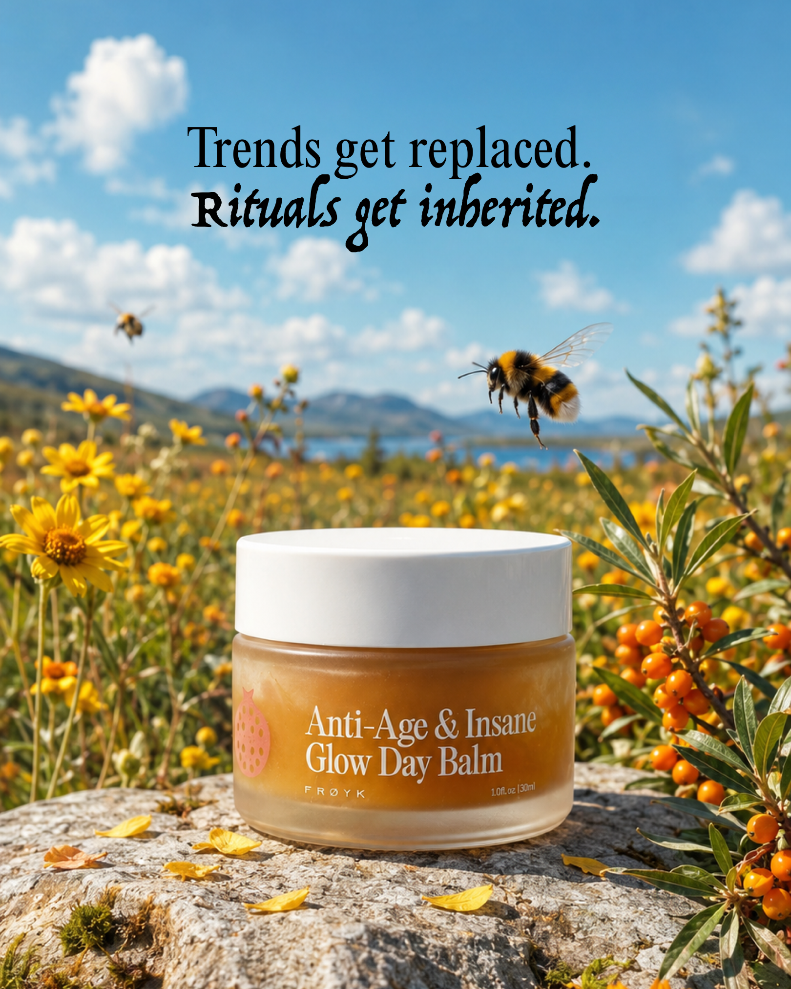 Frøya Organics Facebook ad