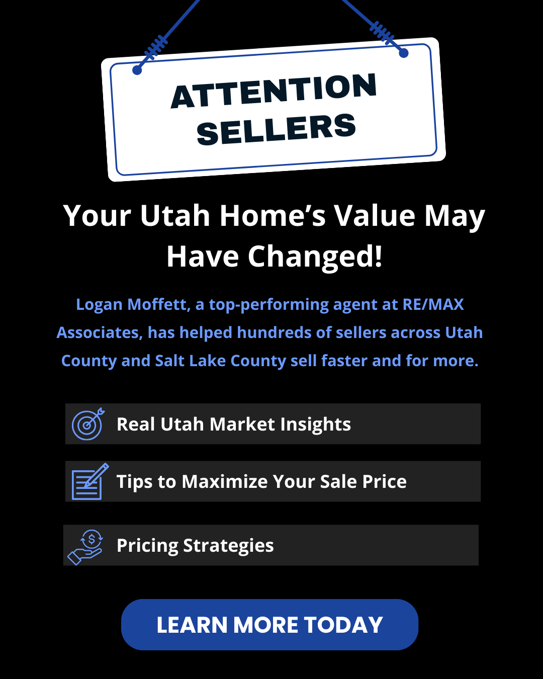 Moffett Group- Re/Max Associates Facebook ad: Free 30-Page Seller Guide by Logan Moffett
