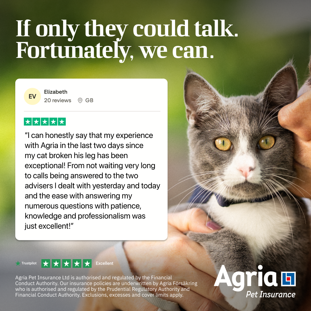 Agria Pet Insurance Facebook ad