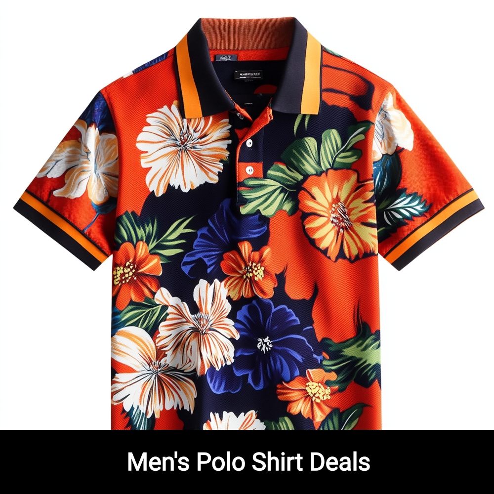 SwiftResults Surge Facebook ad: Men's Polo Shirt Deals