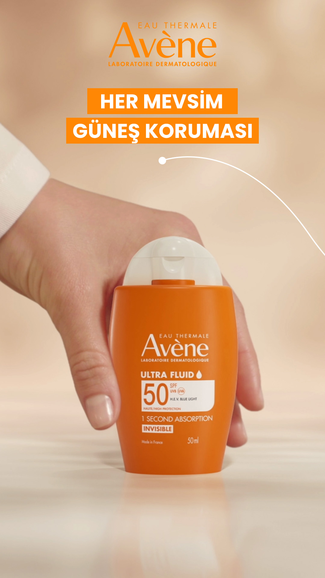 Eau Thermale Avène Facebook ad: Her mevsim güneş koruması!