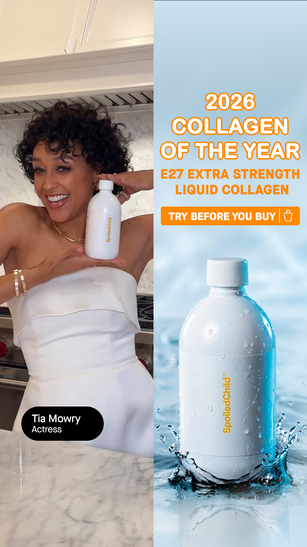 Tia Mowry Facebook ad