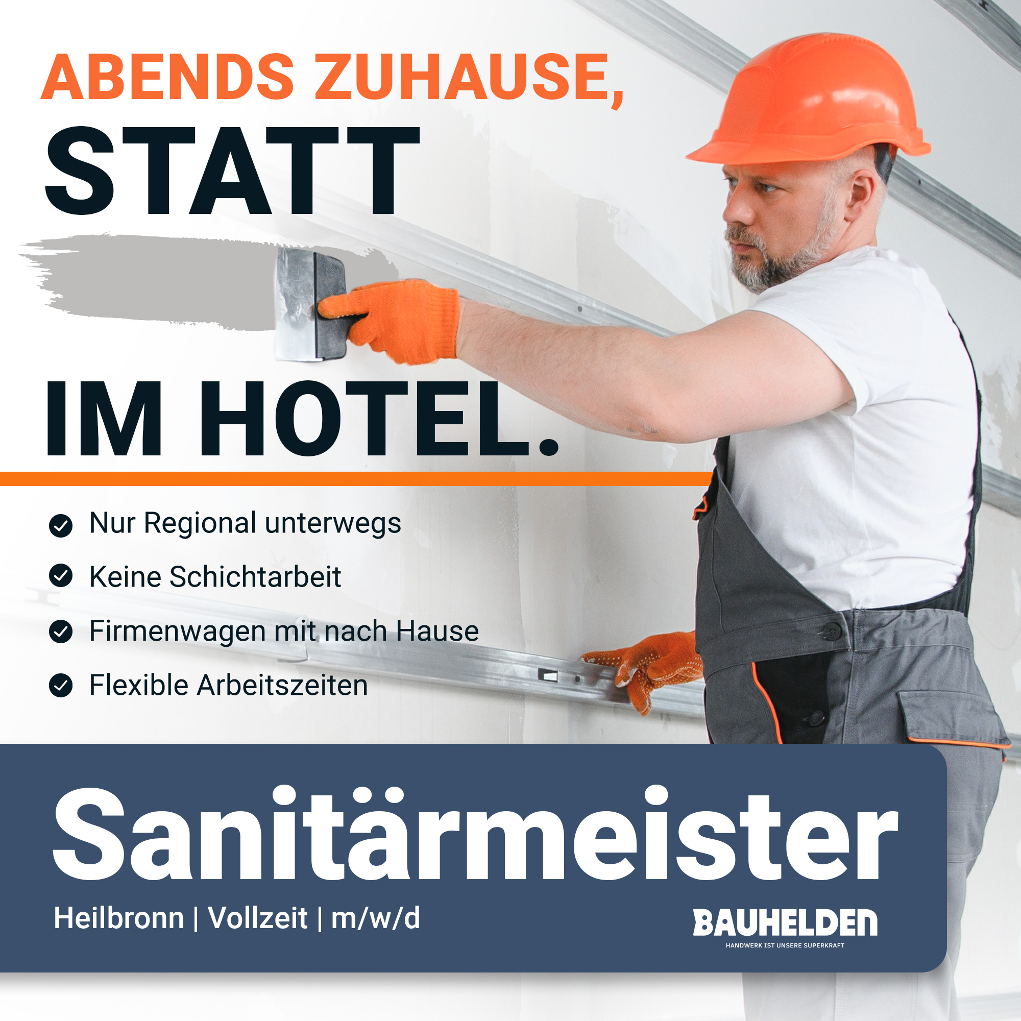 JobPortal24 Facebook ad: Werde unser Sanitärmeister! (m/w/d)