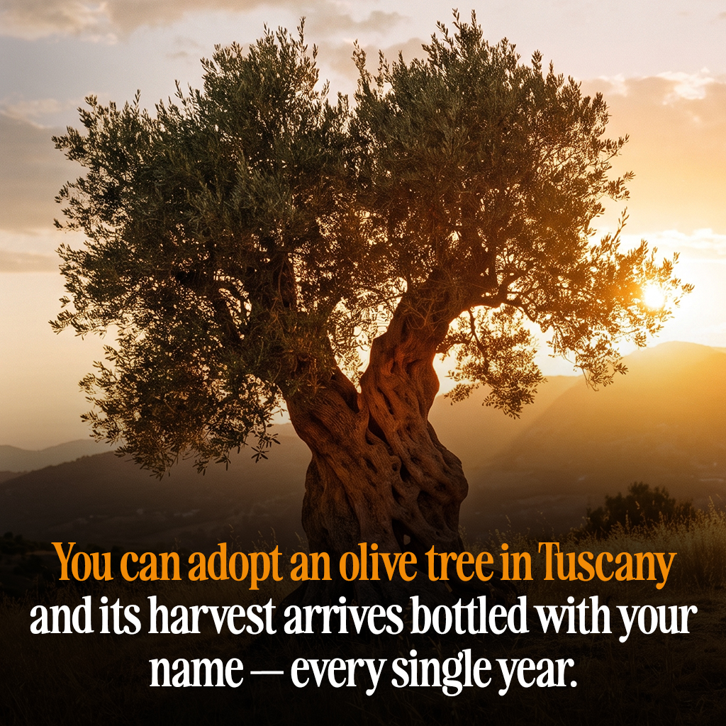 La Dolce Post Facebook ad: Adopt a Tree. Taste La Dolce Vita.