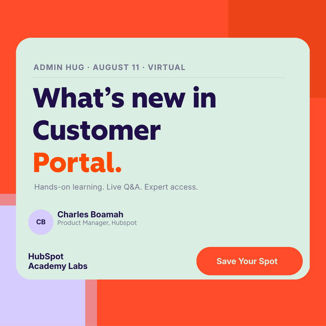 HubSpot Facebook ad