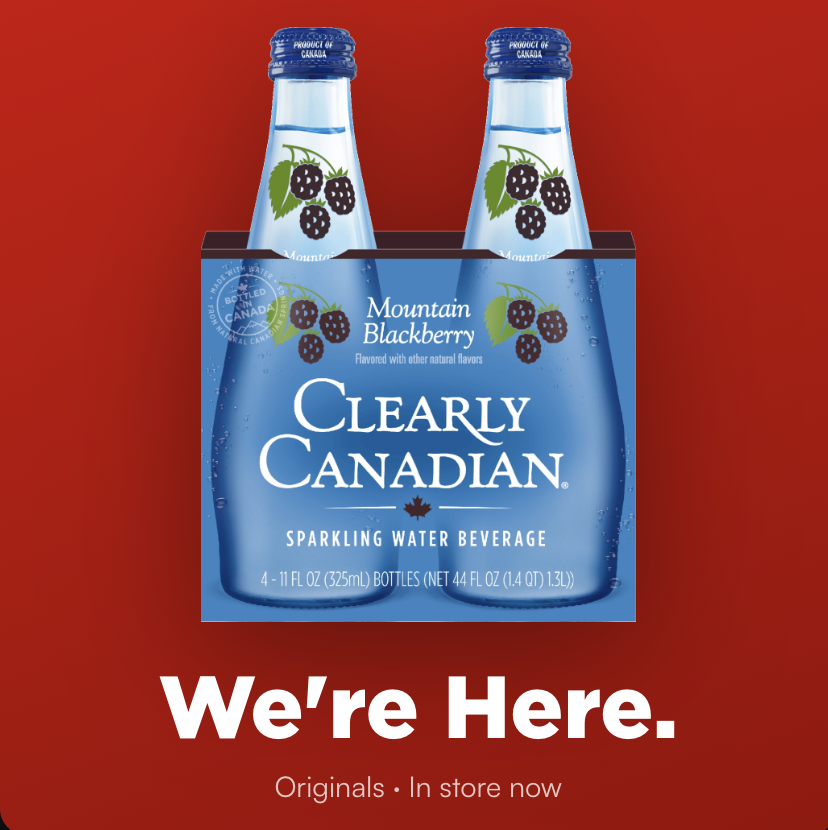 Clearly Canadian Facebook ad from Apr 18, 2026