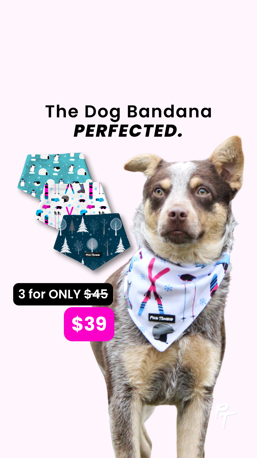 Pink Tongue Bandanas Facebook ad