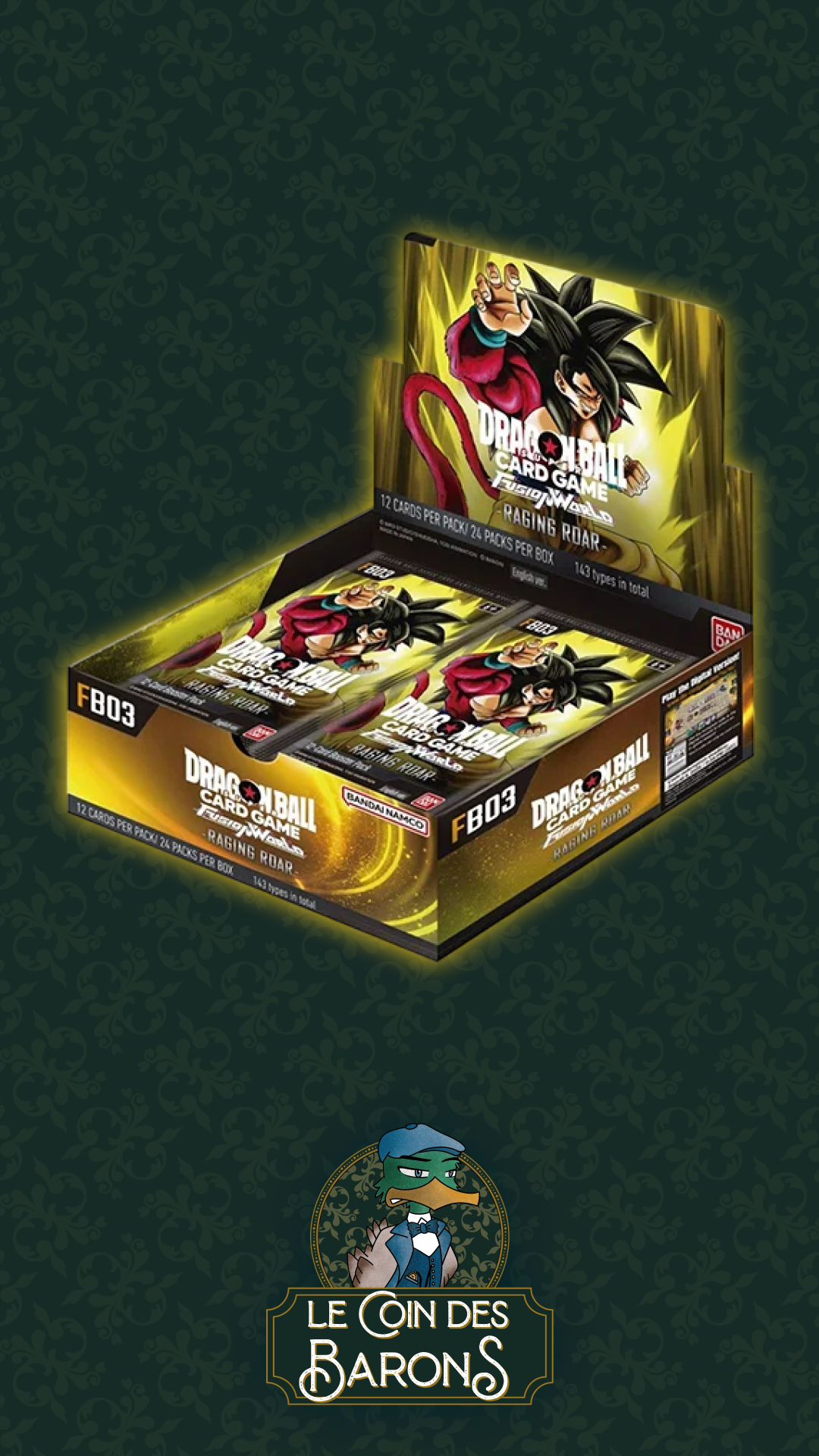 Le Coin des Barons TCG Facebook ad from Oct 31, 2024
