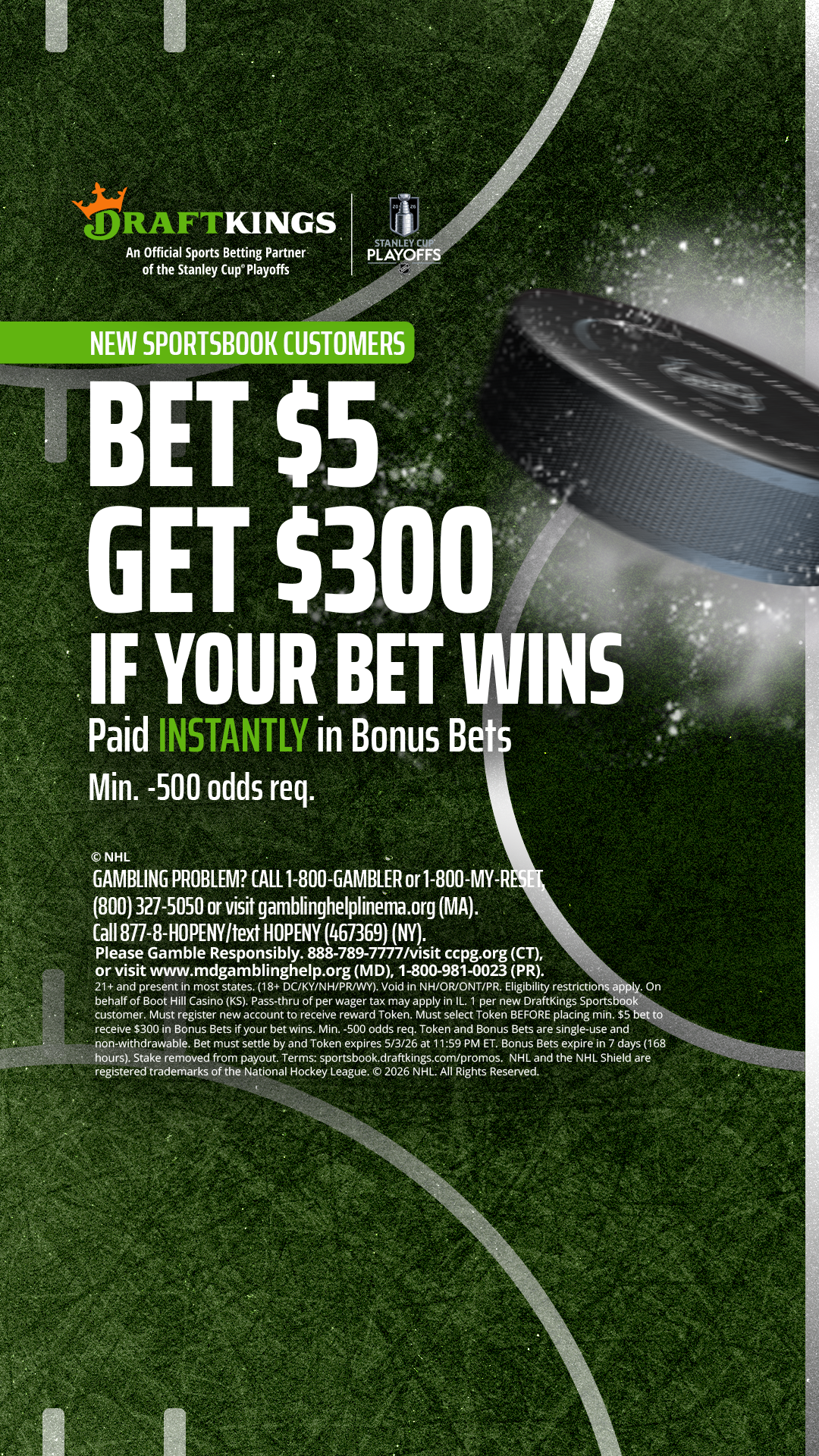 DraftKings Sportsbook Facebook ad