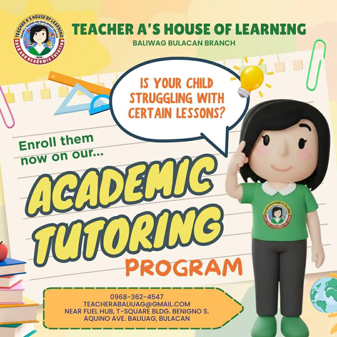 Teacher A’s House of Learning - Baliwag Bulacan Branch  Facebook ad