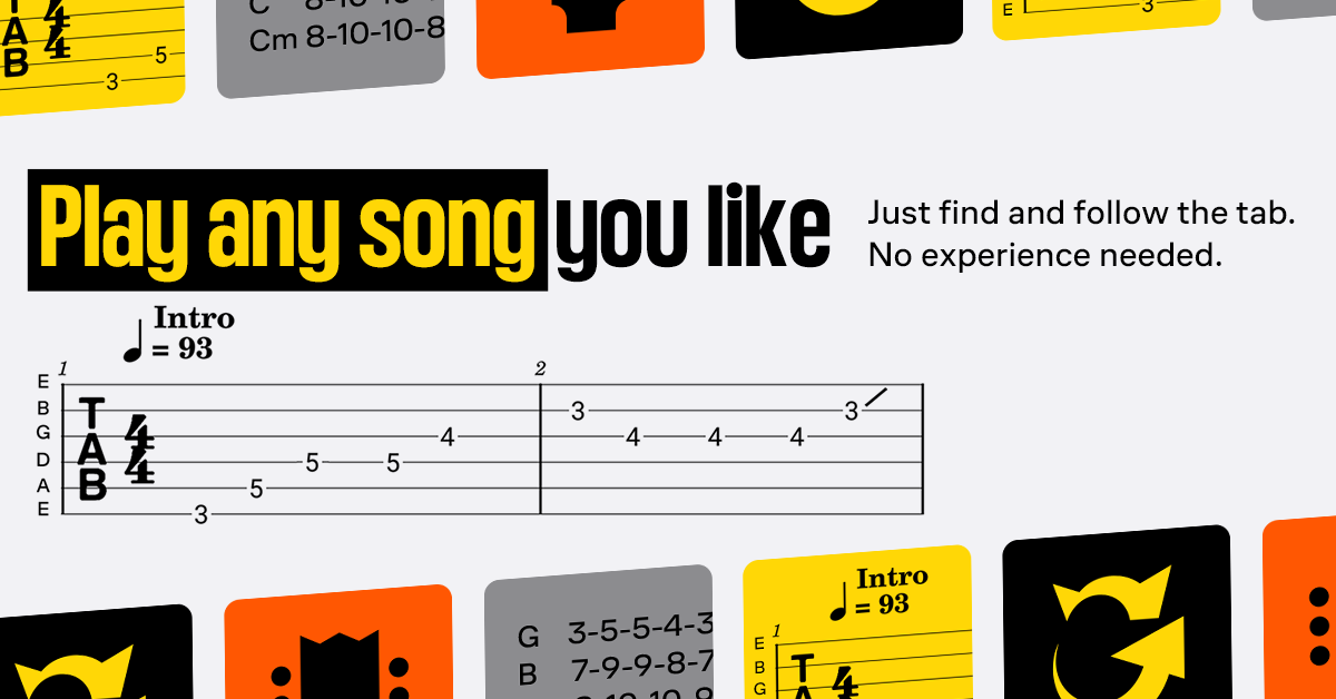 Ultimate Guitar Facebook ad