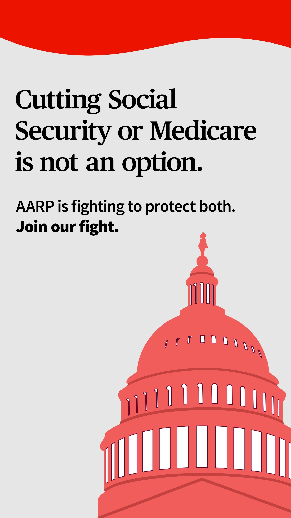AARP Facebook ad