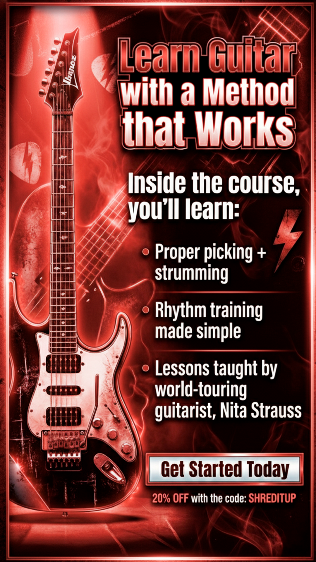Nita Strauss Facebook ad