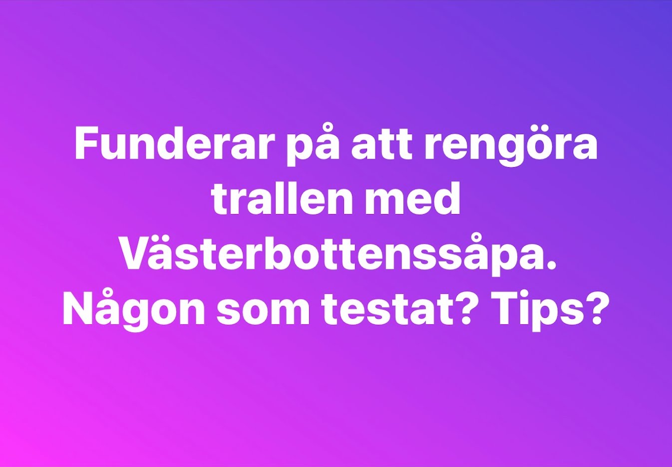 Stephanie & Billie Facebook ad: Trallsåpa - Såpa för altanen