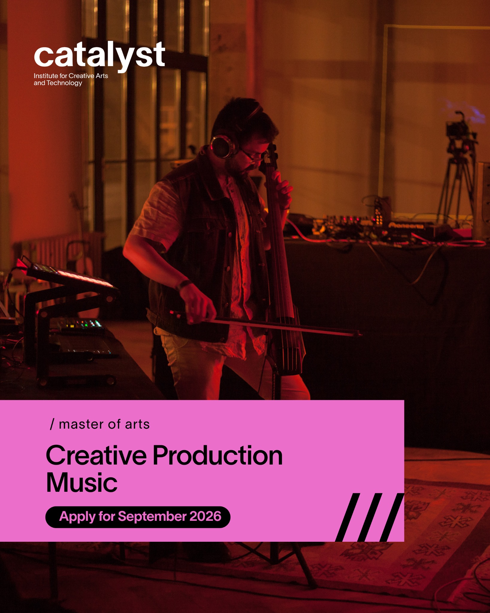 Catalyst - Institute for Creative Arts & Technology Facebook ad