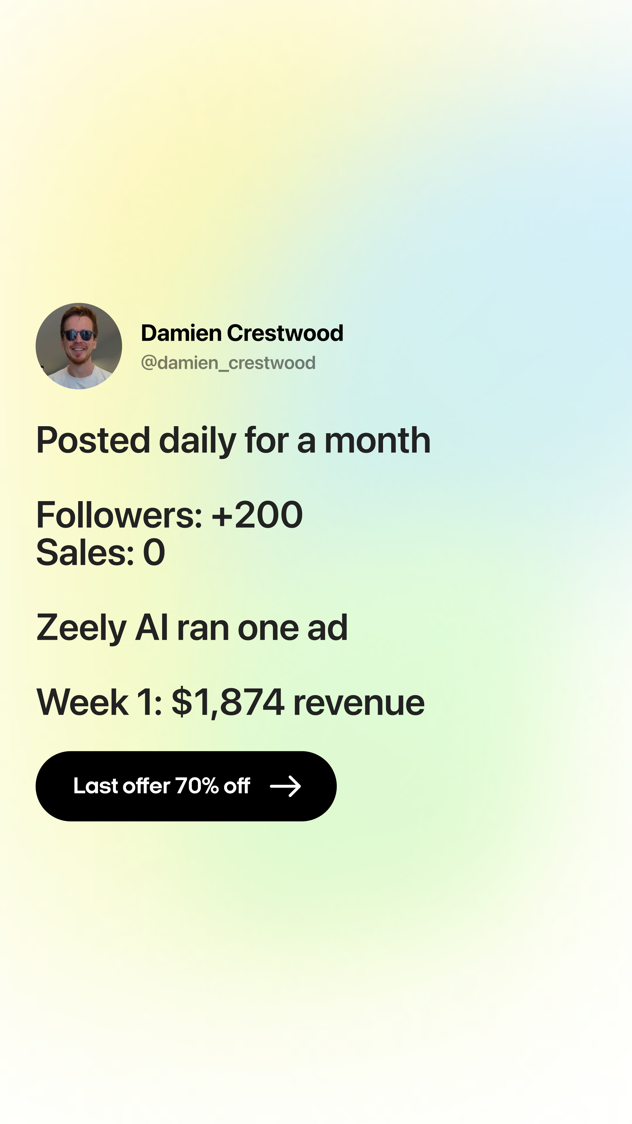 Zeely Facebook ad