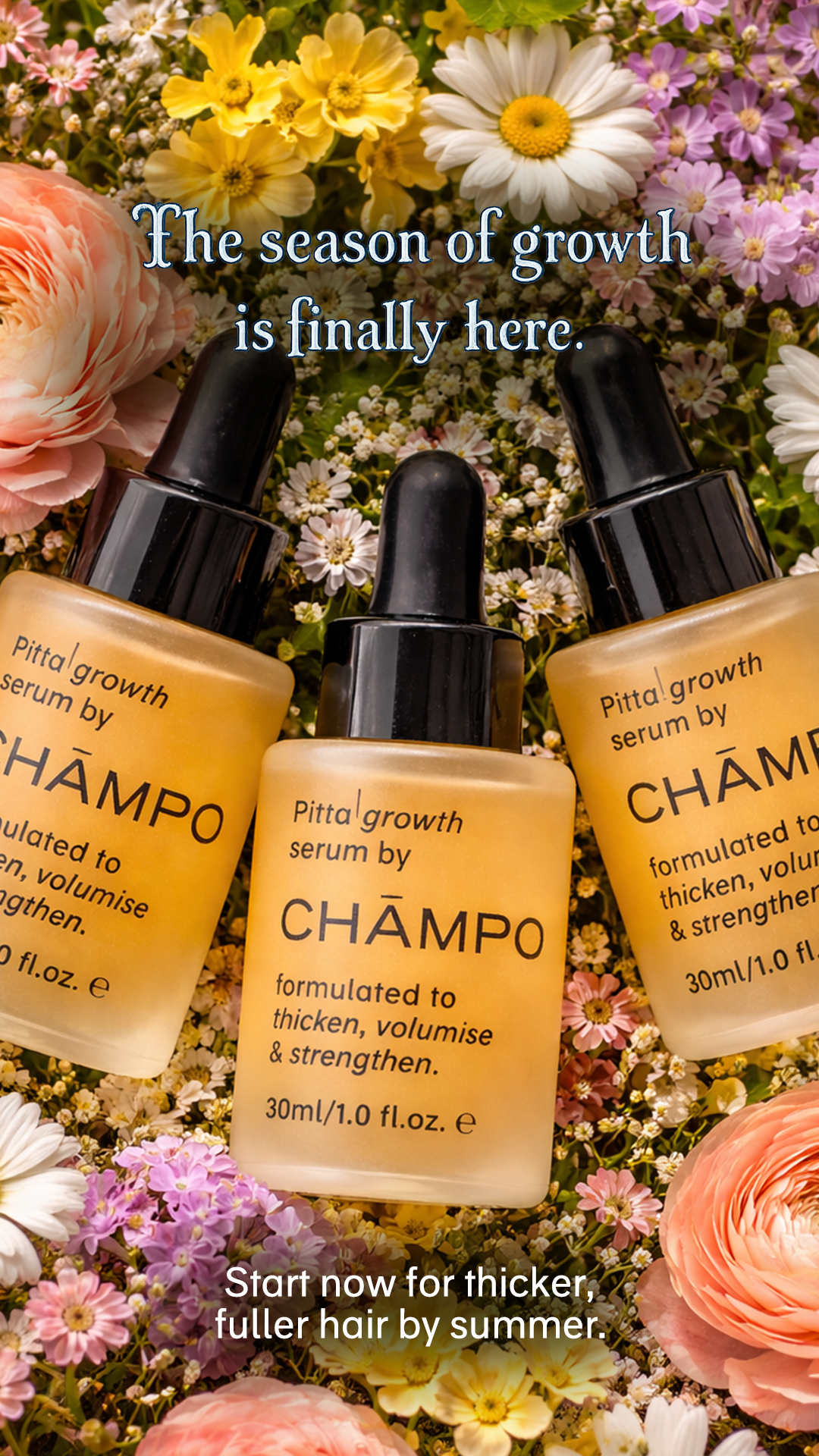 Chāmpo Haircare Facebook ad