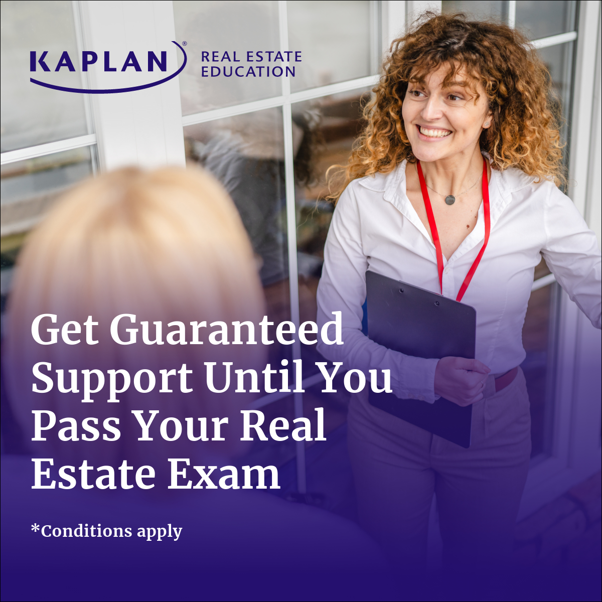 Kaplan Real Estate Education Facebook ad