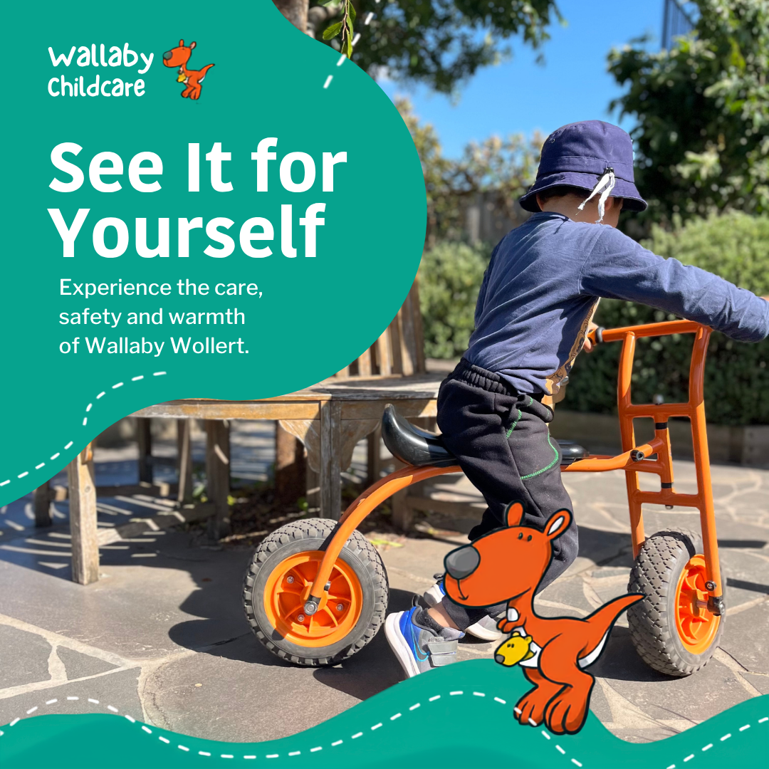 Wallaby Childcare Facebook ad from Jun 26, 2026
