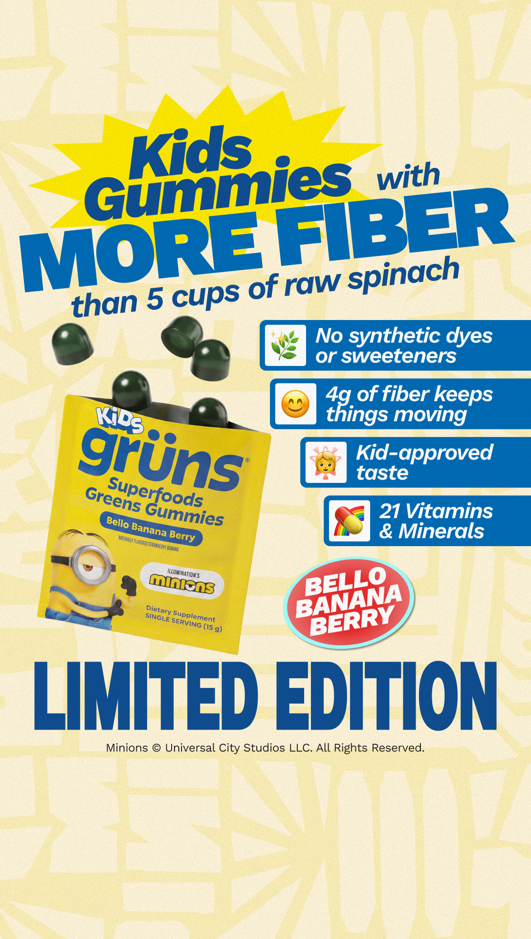 Grüns Kids Facebook ad