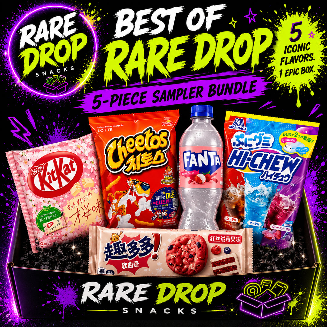 Rare Drop Snacks Facebook ad: You never know what you'll get, that's the…